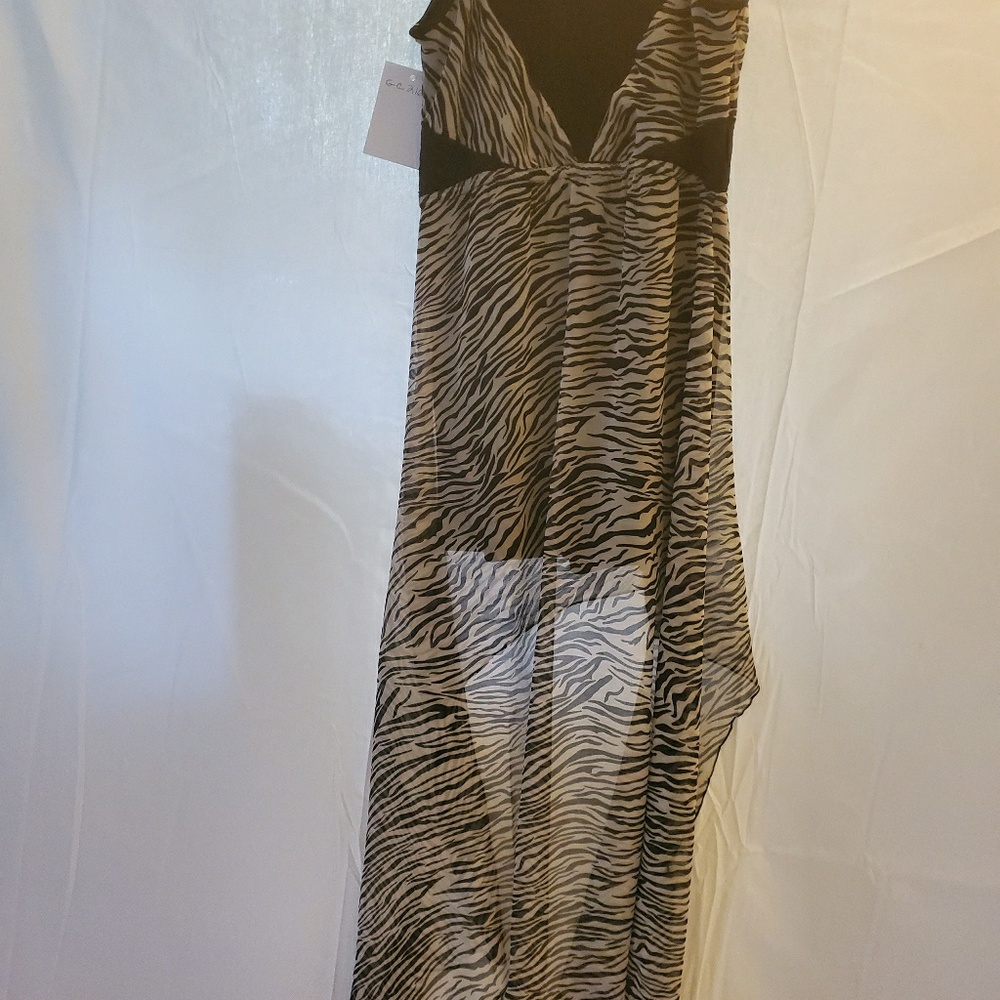 Zebra print High-low maxi - Picture 4 of 4